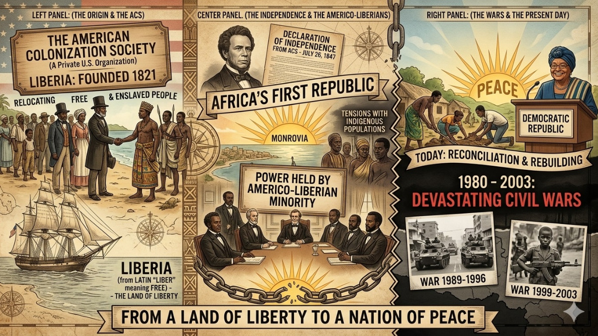 Uncovering Liberia: From Colonial Roots to Modern Identity