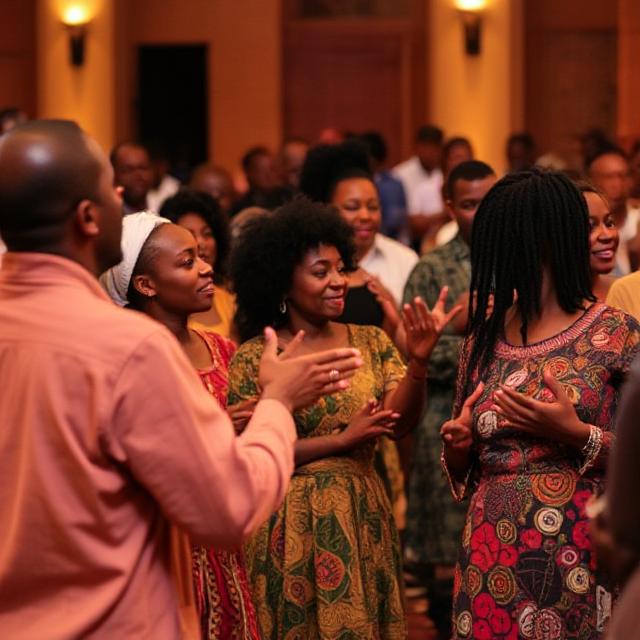 The  African worship